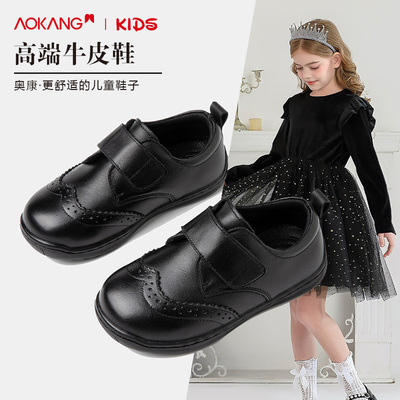 女童小皮鞋儿童软底公主皮鞋