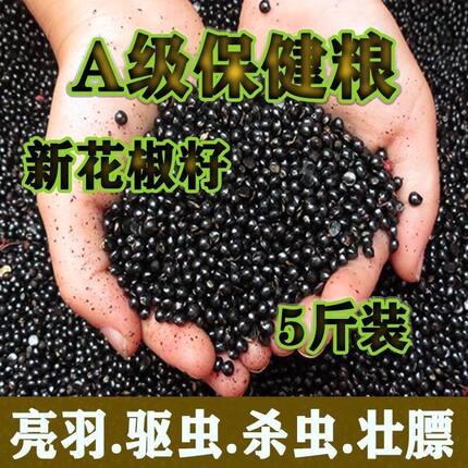 2024新货无杂花椒籽鸽子食用粮鸟粮亮羽饲料籽农家自产泡脚装枕头