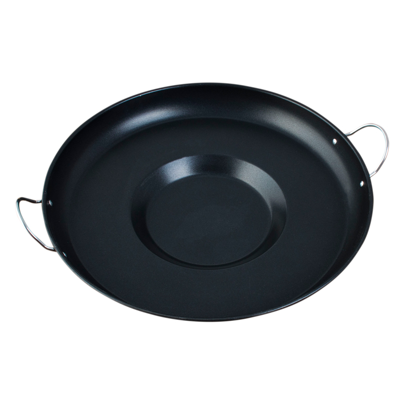 烙锅的锅炸土豆洋芋不锈钢不粘平底加厚贵州家用商用凹形罗锅锣锅