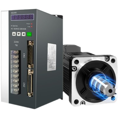 60/80/110/130永磁同步交流伺服驱动控制器电机套装200W400W750W