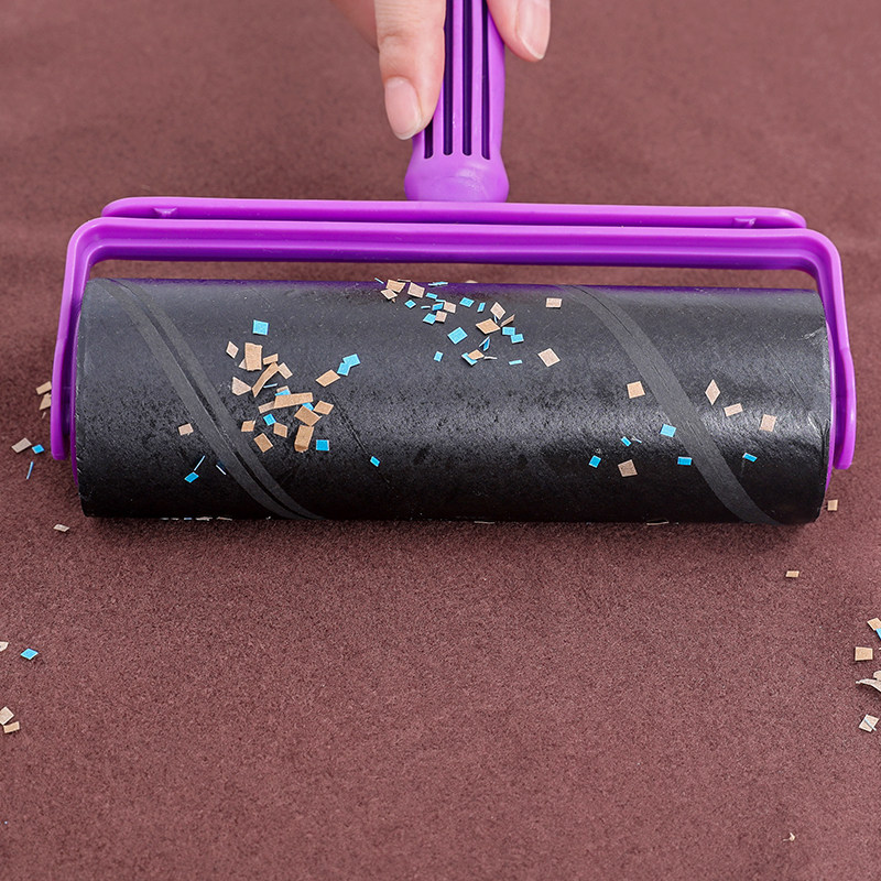 大号16cm粘毛器滚筒可撕式去毛沾毛神器衣物头发黏毛斜撕替换卷纸