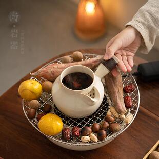 电zch 围炉煮茶家用室内烤炉全套罐火罐冬煮茶茶具套装 0231陶炉煮