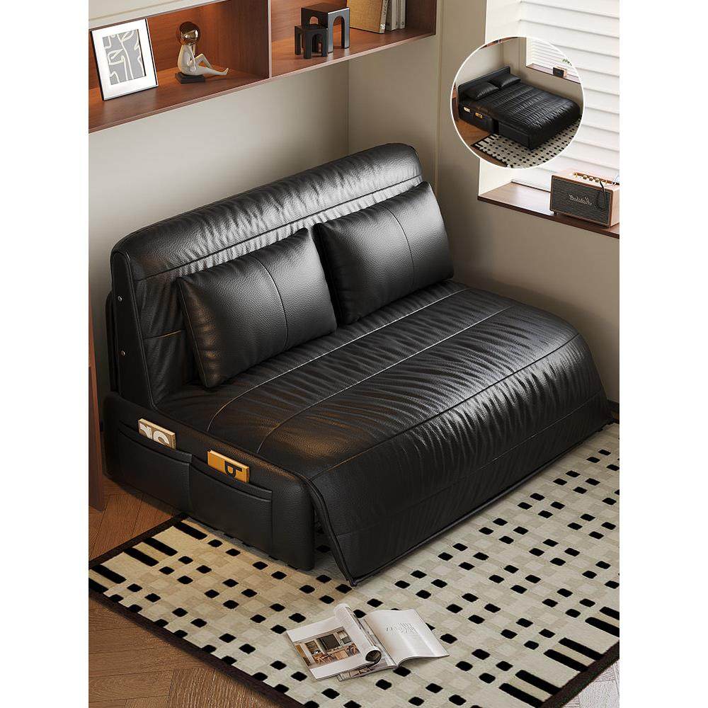 智能电动语音沙发床书房多功能可折叠两用单人小户型客厅2025新款