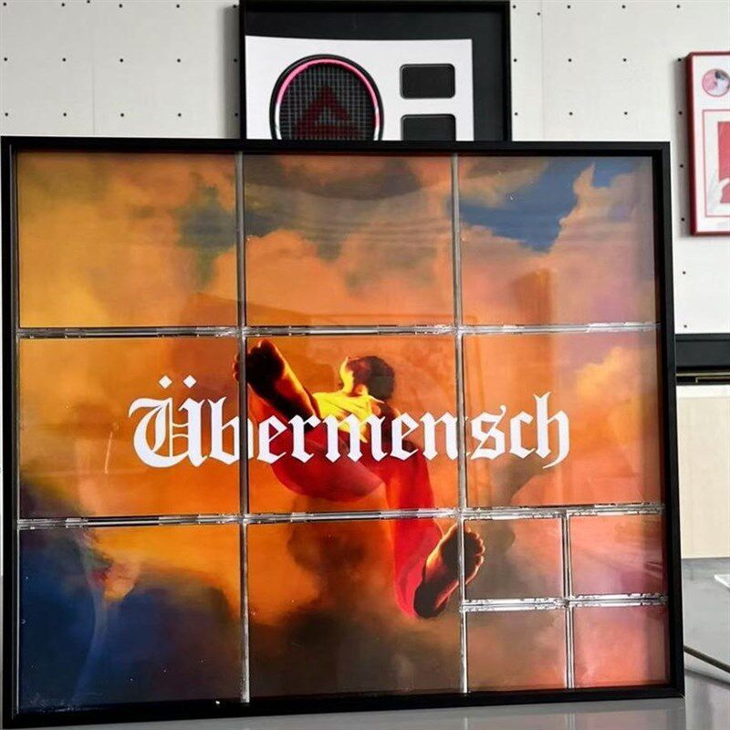 GD权志b龙CD新专辑All in收藏双面展示相框透明防尘铝合金偶像拼