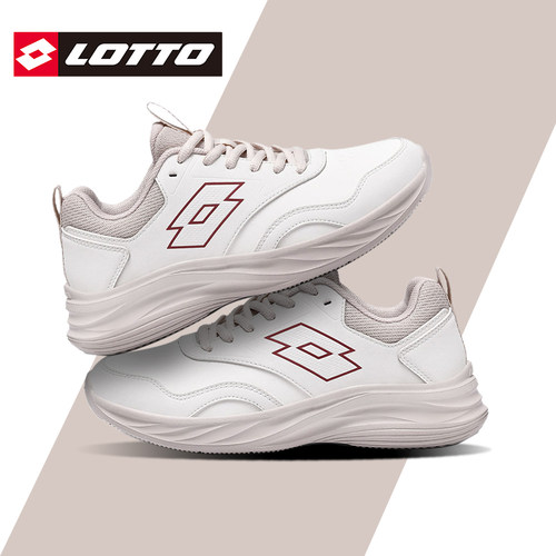Lotto/乐途女防水皮面运动跑步鞋