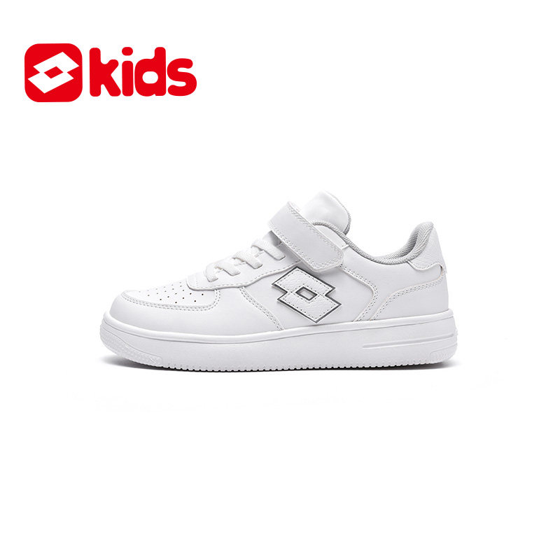 LOTTO乐途儿童白色低帮板鞋2025秋冬新款男童女童运动休闲小白鞋,童鞋/婴儿鞋/亲子鞋,板鞋,淘宝优惠券,粉丝福利购,淘宝优惠卷