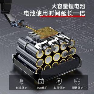 电链小锯木锂电锯家用型伐锯户果园修枝247多功能单手锯 无外刷充电式