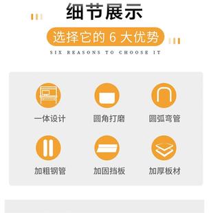 一体桌子家用简易卧室学生简约760办公 电脑台桌书合桌写书架组式