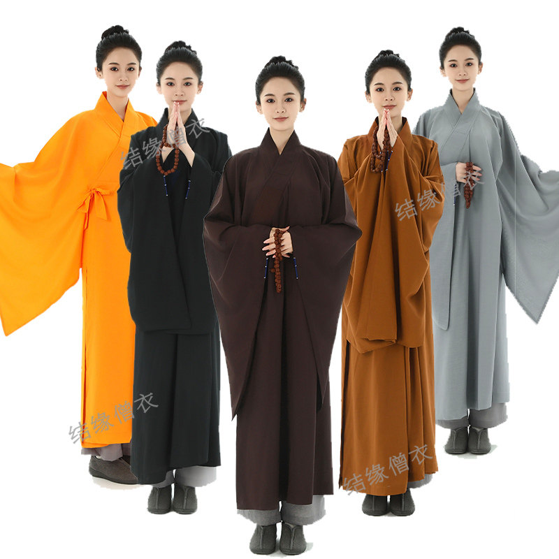 结缘高档海清夏季男女同款台湾多丽丝袈裟僧衣僧服