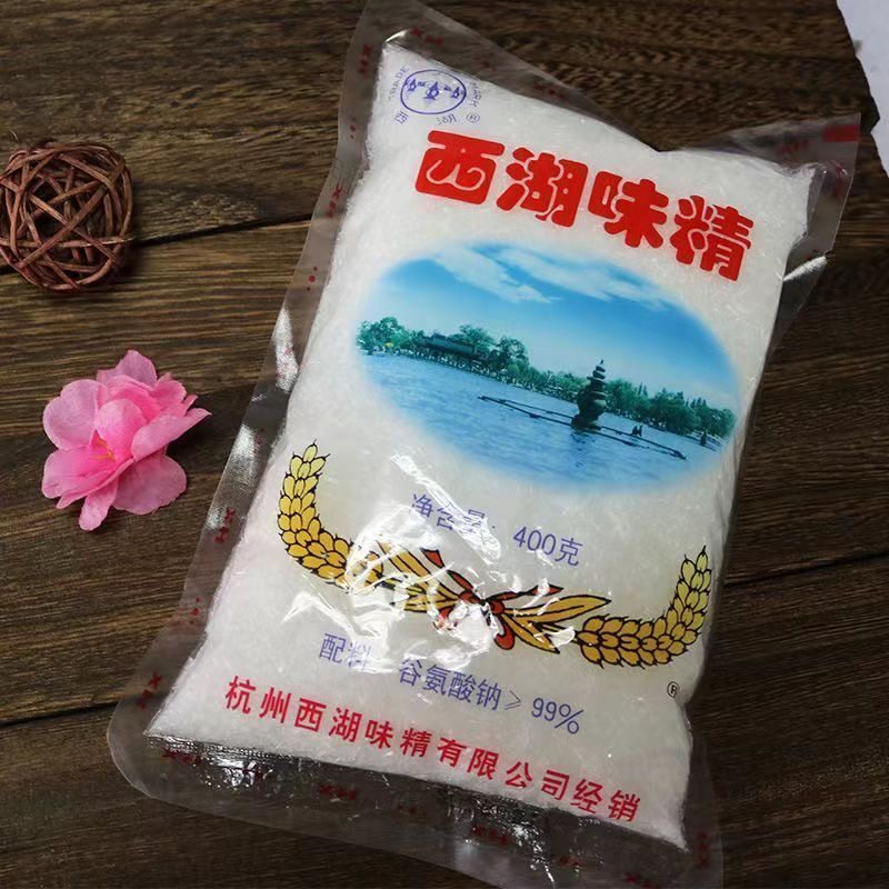 西湖味精400g增鲜无盐味精杭帮菜调料商用杭州餐饮家用正品