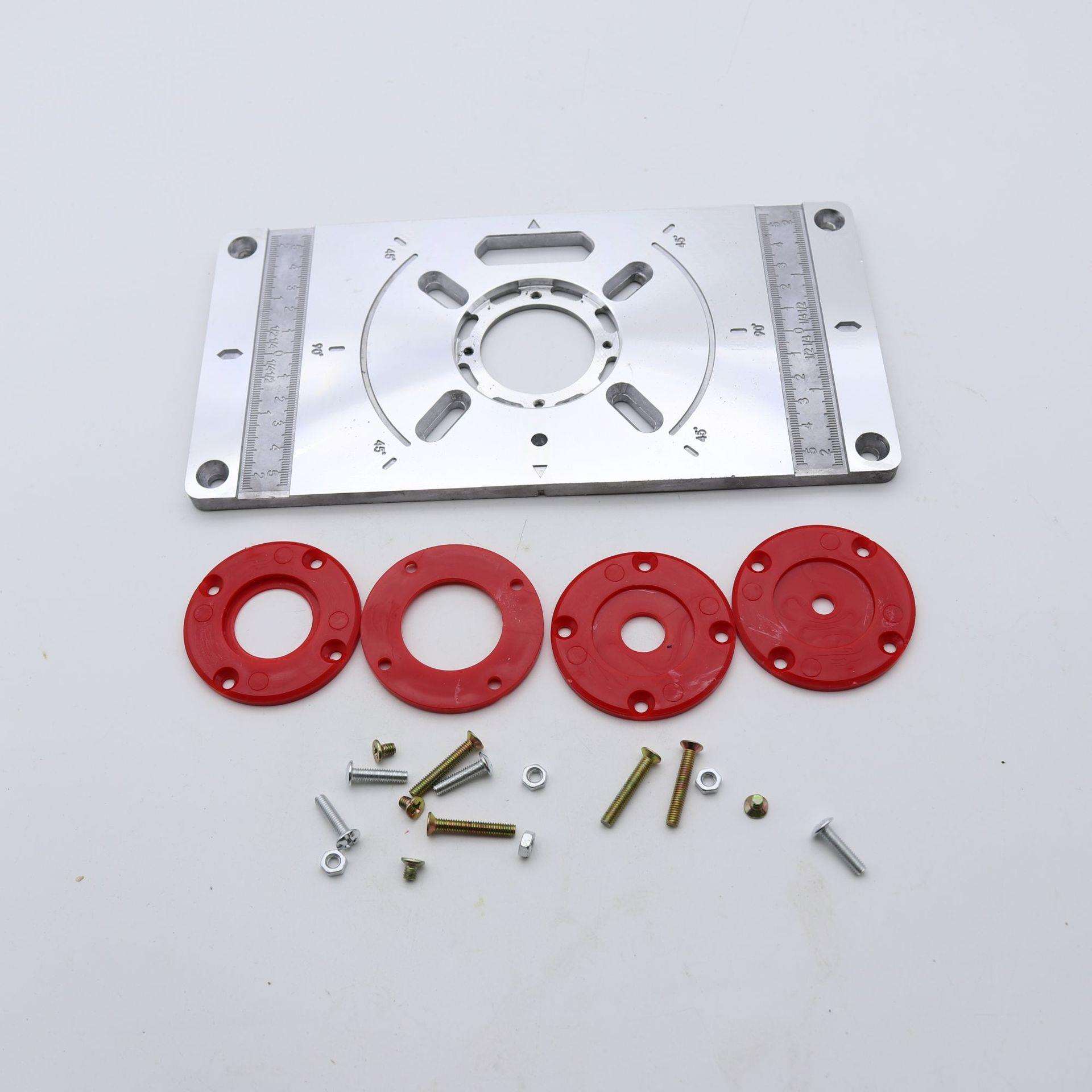 木工雕刻机倒装板电木铣开槽电动工具木工开孔机器修边机倒装板