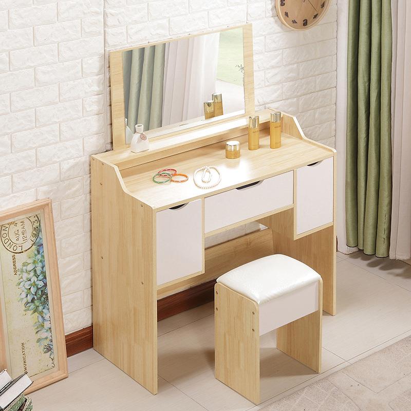 简约时尚梳妆台北欧现代组合多功能小户实用经济型化妆桌妆凳套装