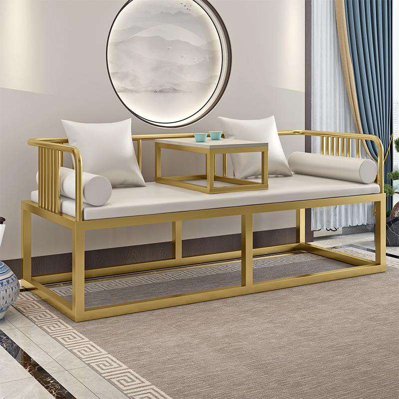 新中式轻奢罗汉床家用小户型休闲沙发组合简约现代床榻客厅贵妃床