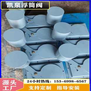 自控截污限流截污装 浮筒阀止水厂家加厚法兰不锈钢浮筒阀附壁式 置