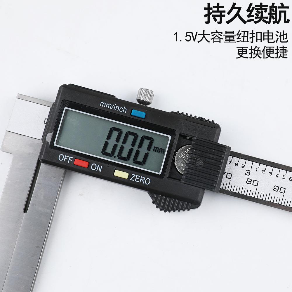 内沟槽数游标卡尺内孔内圆内径测游量不锈钢显沟槽03-300mm标卡尺