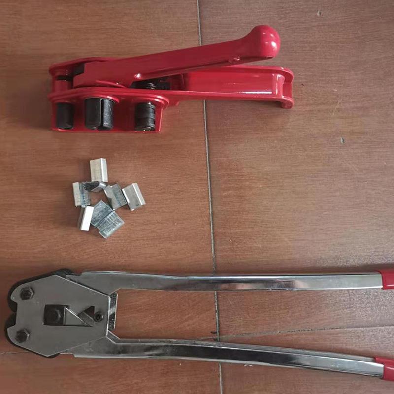 手打机塑手钢用打包机两用拉紧动器打包钳PJC打包夹咬包扣器