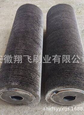 工业695用辊植锈毛式空心弹簧混丝毛刷除尘清洁除研磨合抛光毛刷