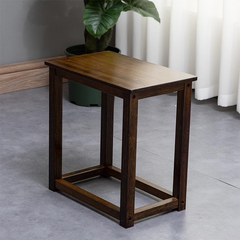 茶餐fc楠木竹凳子茶凳实板凳方凳家用凳中式客63厅几茶桌凳桌椅凳