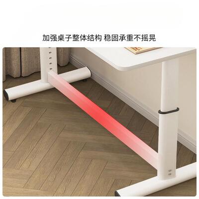 桌可调升降底座餐桌腿架子可定DBC铁艺架烤漆加厚办公腿会节议桌