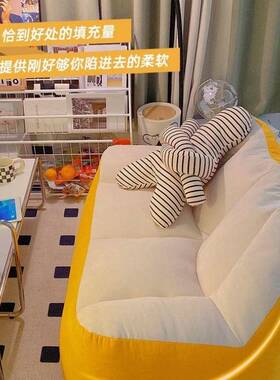租屋出沙发懒人沙发舍双人可阳躺可睡网红小地毯卧室风台宿KWI懒
