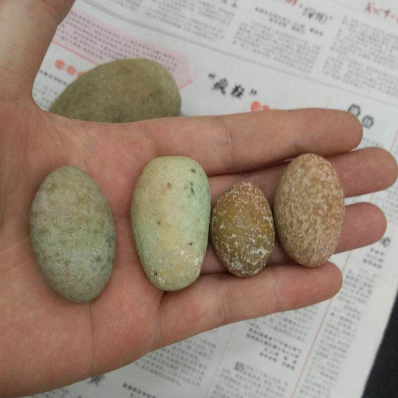 矿然夜光石原石夜明珠石摆荧件光173天石