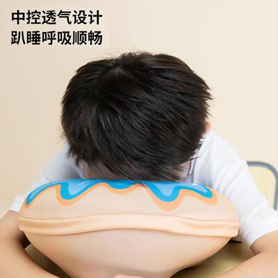 清凉夏季儿童午午枕小生休神器SRW透气不睡压手趴趴枕抱枕午休学