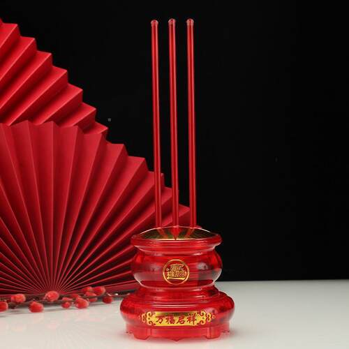蜡电灯电蜡烛LE家D插电式电结婚仿真927香供财神灯佛前烛供灯厂直
