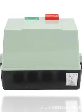 磁力起动器QCX1E2L1-2D12电磁力启UTP动控制器塑料-外壳磁力开关