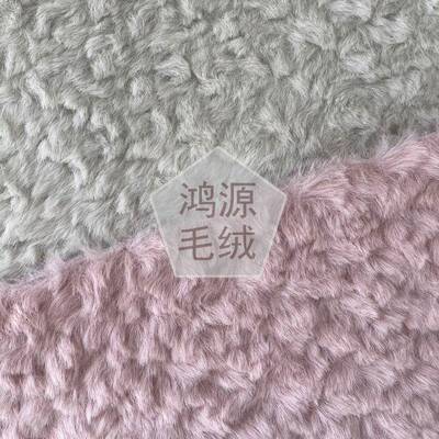新品现货厚云朵羊毛刷花20mm加仿枕羊HTU毛面料服装外套偶玩抱布