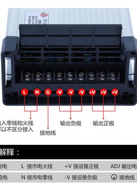 明纬FY-00-光12V33A户4CAH外防雨开关电源广告发字招4牌灯箱2v变