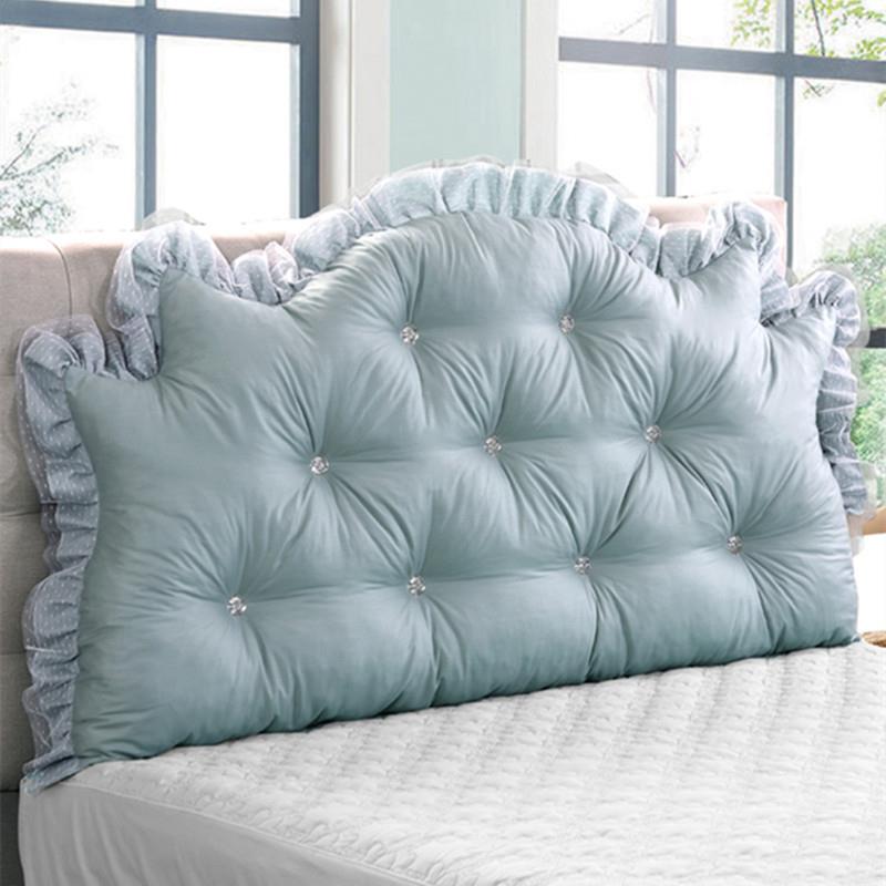 床头靠枕卧可b6yN5p77拆榻公主床上大靠洗背榻米软包室双人绒靠垫