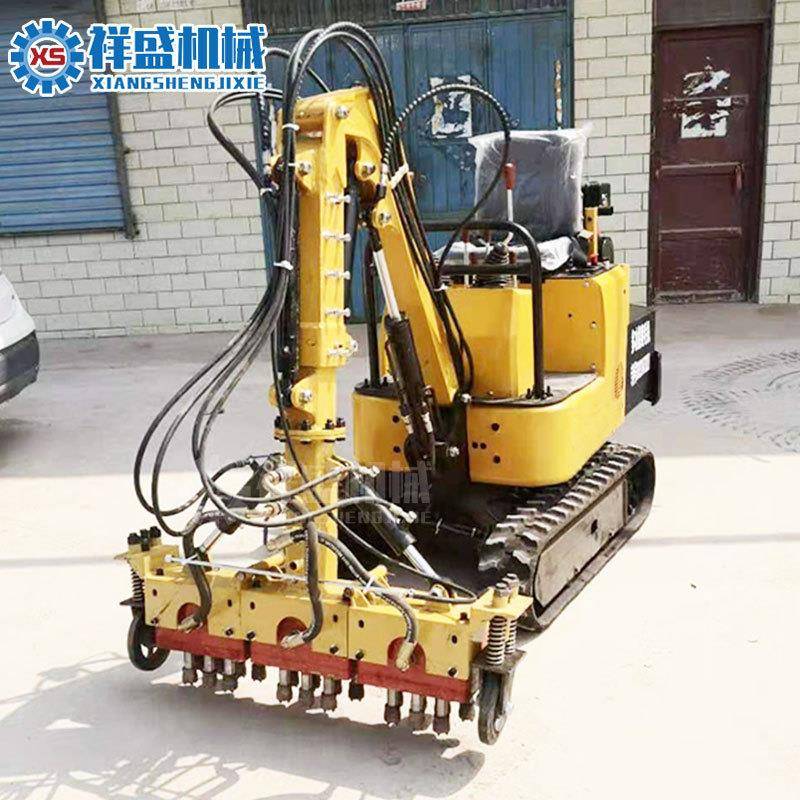 挂载式梁凿毛器机载毛式拉地铁桥梁施工混凝桥土隧道边墙矮凿毛机