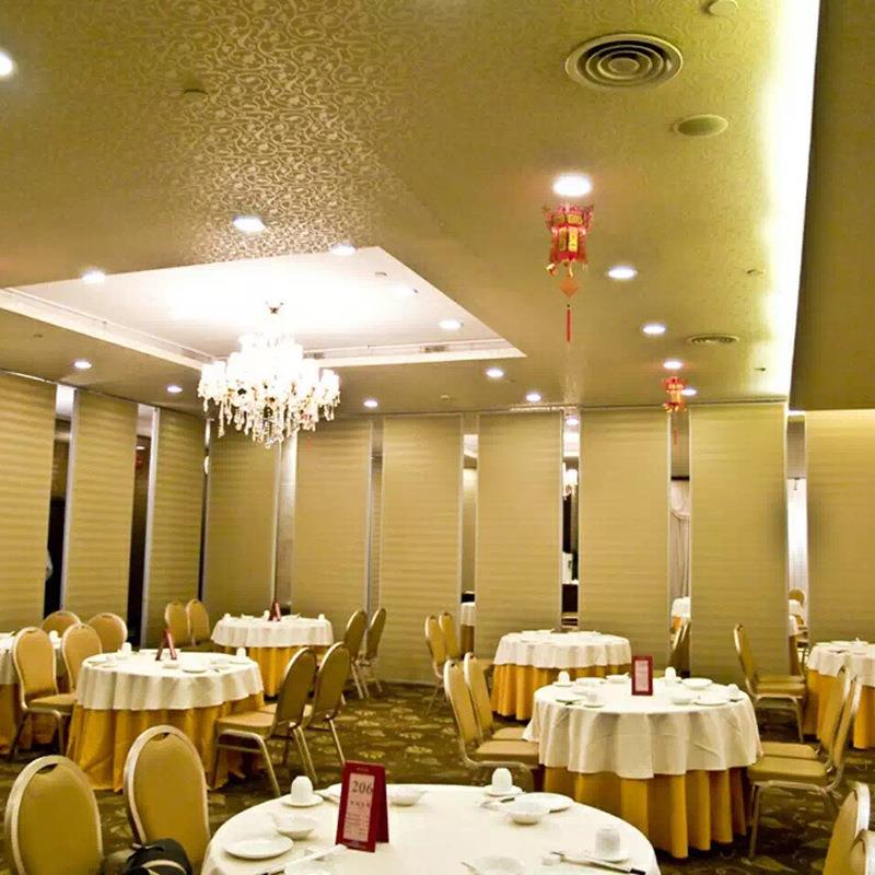 酒店活动隔断墙包厢移门动屏风隔断宴会折厅叠隔会议室音高隔断