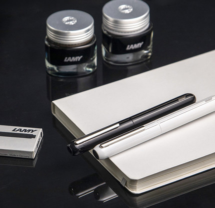 德国lamy进口凌美钢笔焦点3Dialog男女高档墨水笔商务礼盒套装14K