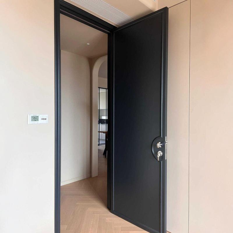 网红款法式覆古风实木覆合烤漆门房门室内门卧室门定制工厂直销