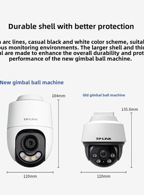 【推荐】普联Tp-Link Camera无线监控防水家用手机360度摄影652X-