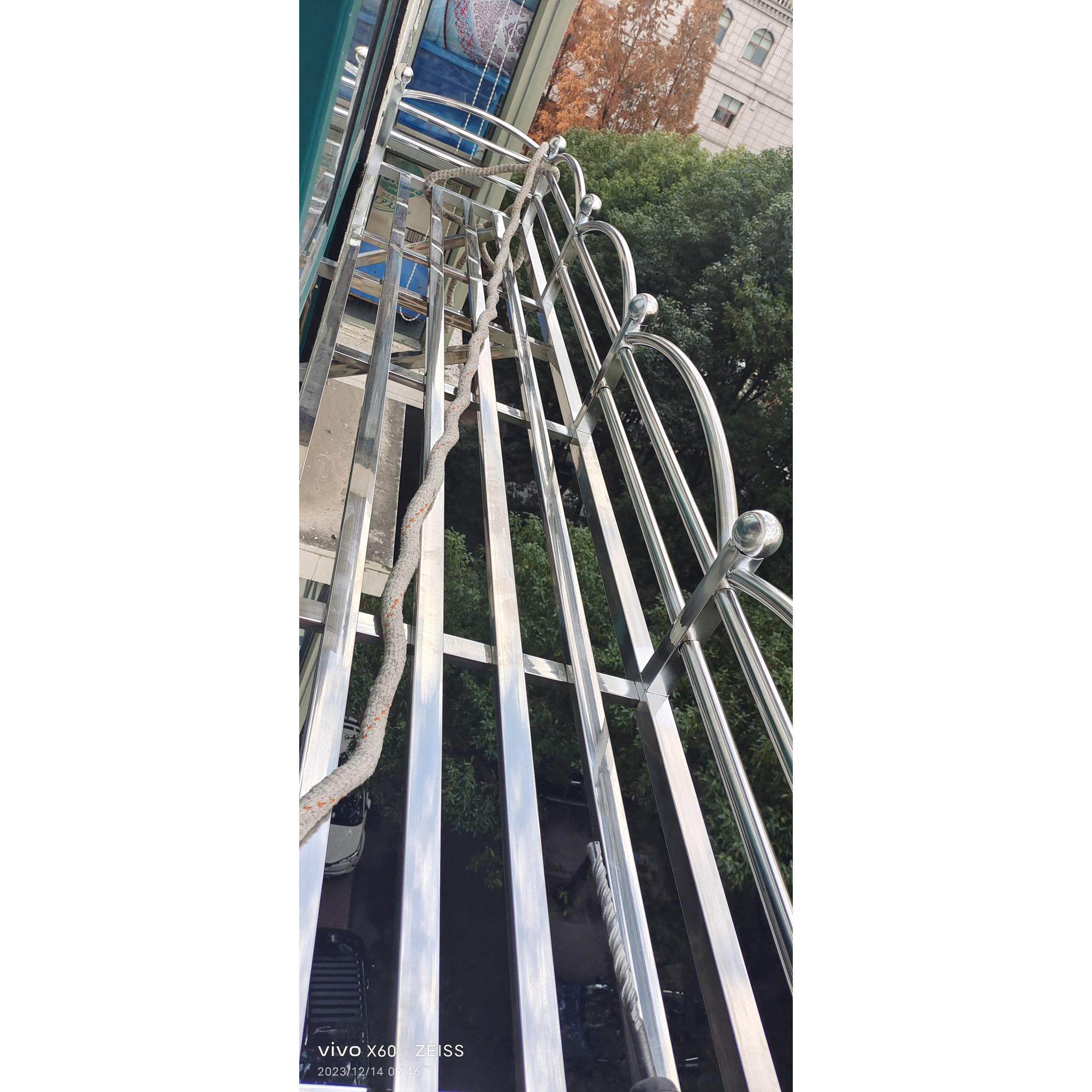 不锈钢304花架晒鞋架花盆架阳台窗置物架可定制测量安装