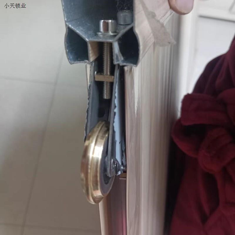 地滑轮移门轨道下轮卫生间轮子推拉门玻璃门衣柜门不锈钢滚轮.