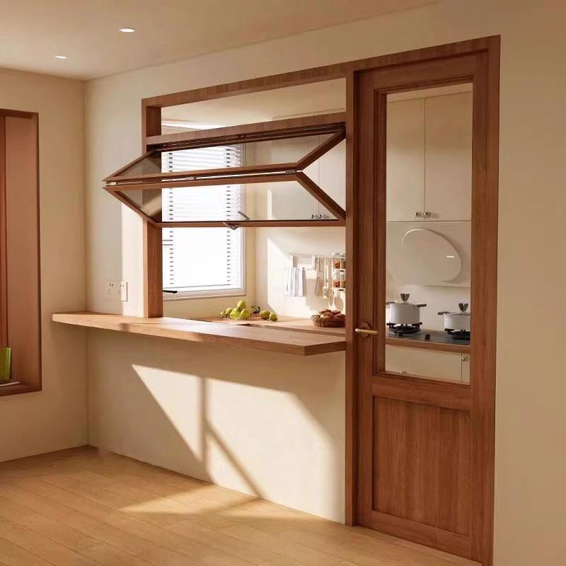 实木玻璃门原木风定制室内门现代简约厨房门书房门卧室门单开门