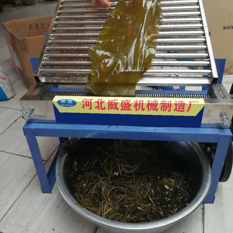 家用小型海带切丝机威盛品牌天蓝色50型商用海带丝机