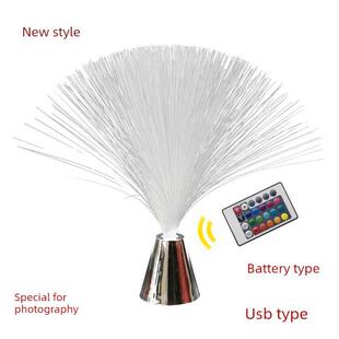 新型遥控Led变色光纤灯箱假日装饰卧室浪漫气氛灯