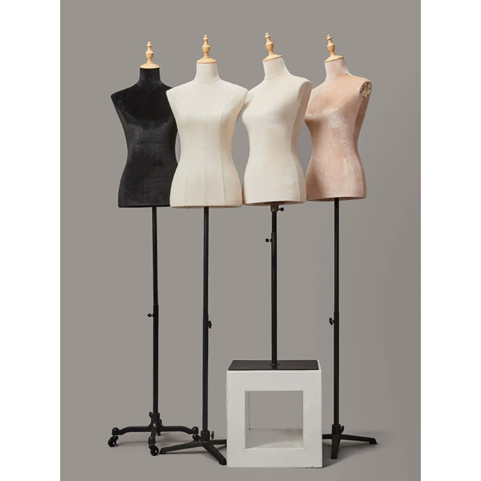 服装模特道具婚纱礼服旗袍展示架西服套装女款大码人台半身模特架