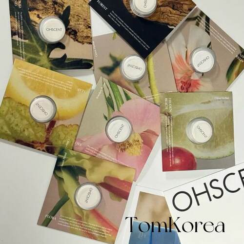 韩国Oh Scent车载香薰香氛替换装补充香片替换芯