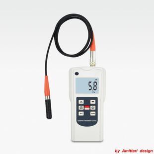 200um NF型涡流小零件工件非导磁金属绝缘覆盖层测厚仪0