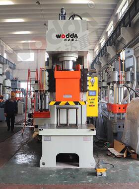 160T吨金属拉伸冲裁液压冲床导轨单臂式油压冲C型冲压机智能