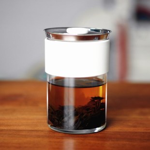 办公室家用泡茶水杯子泡茶神器 WJIM便携玻璃茶壶户外旅行茶具套装