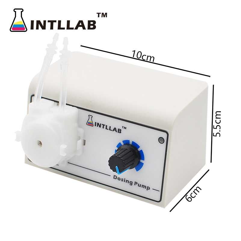 INTLLAB 12V抽水 微型蠕动泵 自吸泵 家用小型循环泵微型水泵