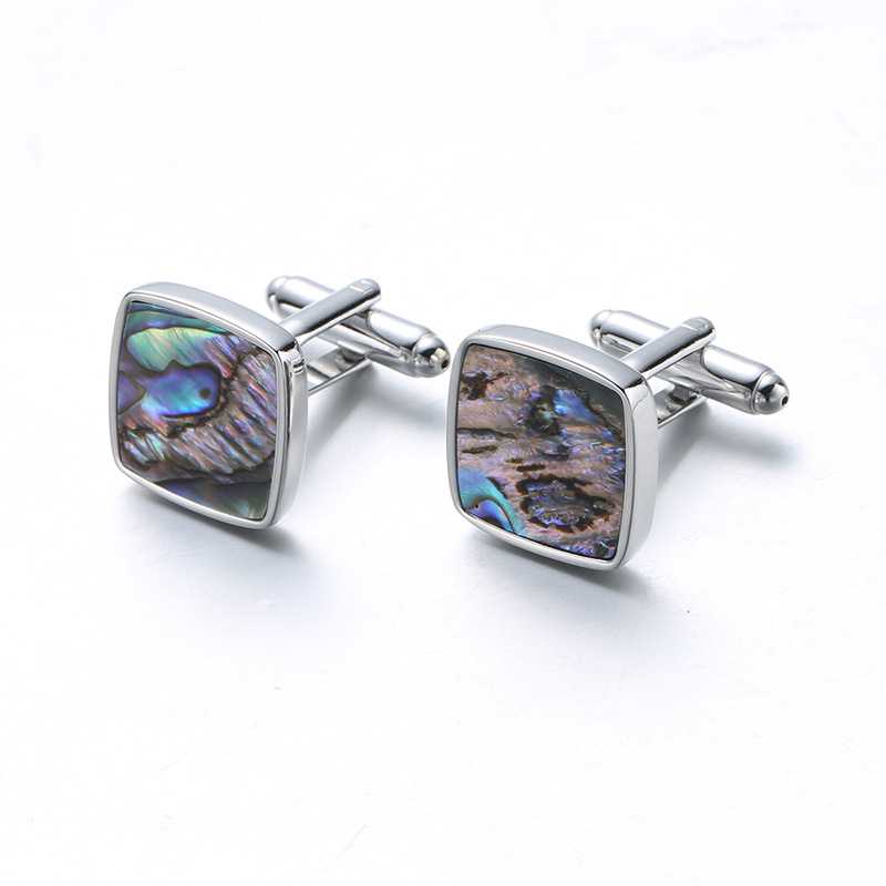 优质鲍鱼贝壳袖扣 法式衬衫袖口 袖钉 纽扣 cufflink 390