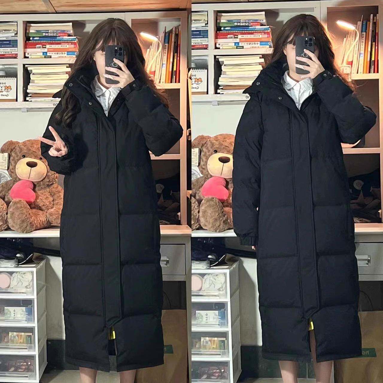 长款羽绒服女中戏同款冬季棉衣2工作服定制