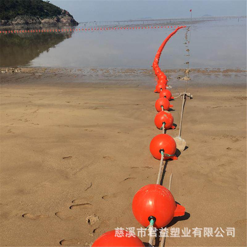 批量湖泊水库取水口拦污浮漂排五水共治用塑料浮体按需制造